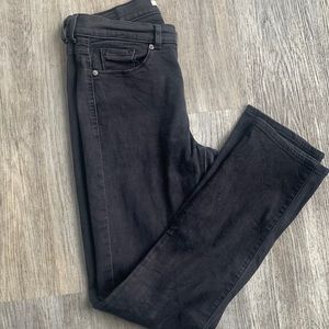 Levi’s black classic straight jeans